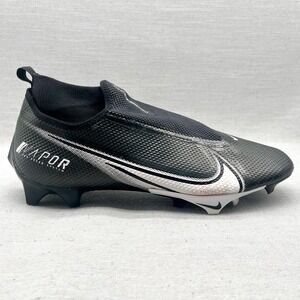 Nike Mens 12.5 Vapor Edge Pro 360 Black White Flyknit‎ Football Cleats AO8277001